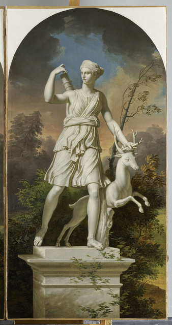 Statue de diane chasseresse